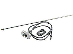 1961-1963 Ford Thunderbird Fender Mounted Radio Antenna Assembly with Rectangular Base