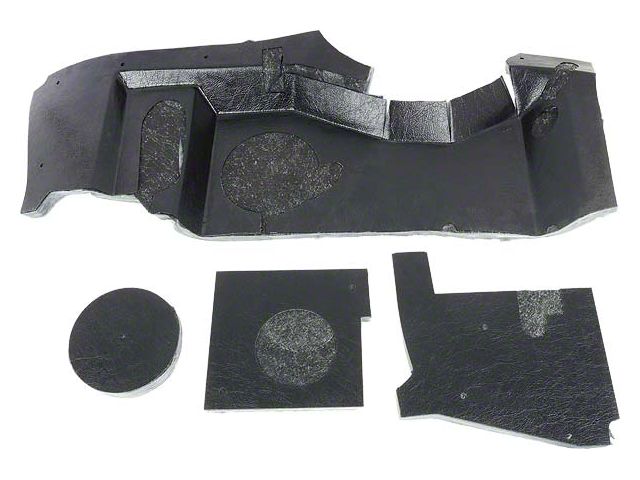 1961-1963 Ford Thunderbird Firewall Cover, ABS Plastic, Backed With Fiber Insulation