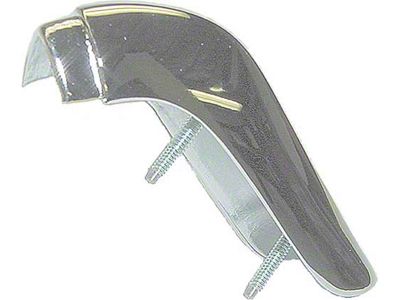 Peak Moulding End Cap/ Chrome/ Left/ 61-63 T-bird