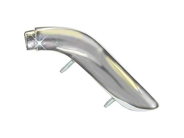 1961-1963 Ford Thunderbird Peak Moulding Quarter End Cap, Right, Die-Cast Chrome