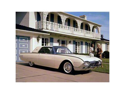 1961-1963 Ford Thunderbird Quarter Glass For 2Door Hard Top and Convertible, Right Side