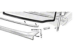 Rear Cowl Clip/Stud (61-63 Ford Thunderbird)