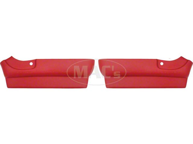 1961-1963 Ford Thunderbird Seat Side Skirts, Red