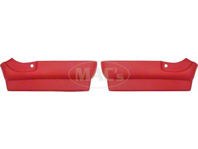 1961-1963 Ford Thunderbird Seat Side Skirts, Red