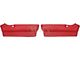 1961-1963 Ford Thunderbird Seat Side Skirts, Red