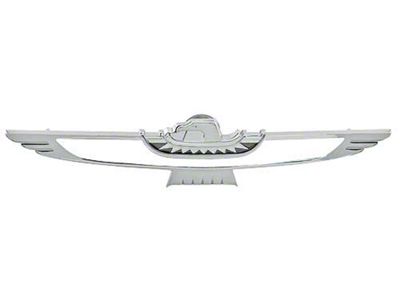 1961-1963 Ford Thunderbird Trunk Lock Ornament Assembly, Chrome, Includes Base & Cover, Coupe