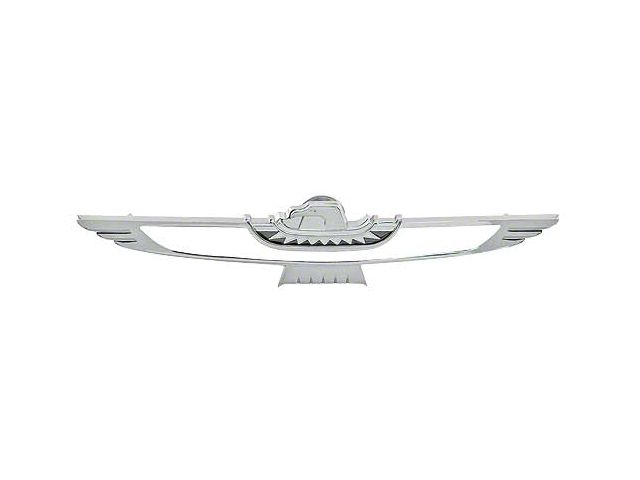 1961-1963 Ford Thunderbird Trunk Lock Ornament Assembly, Chrome, Includes Base & Cover, Coupe