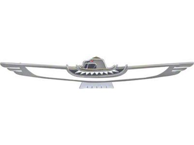 1961-1963 Ford Thunderbird Trunk Lock Ornament Assembly, Chrome, Includes Base & Cover, Convertible