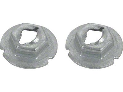 1961-1963 Ford Thunderbird Trunk Lock Retainer Hardware Set, 2 Pieces