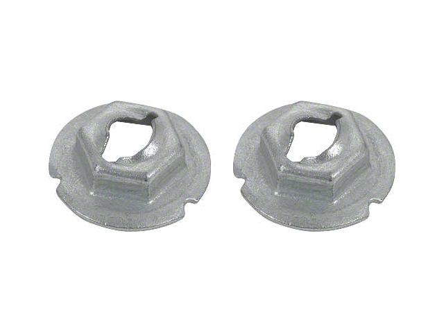 1961-1963 Ford Thunderbird Trunk Lock Retainer Hardware Set, 2 Pieces