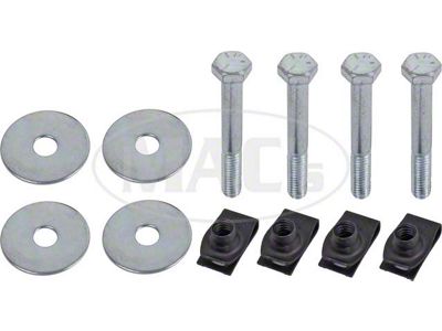 1961-1963 Ford Thunderbird Vent Window to Door 12-Piece Hardware Kit