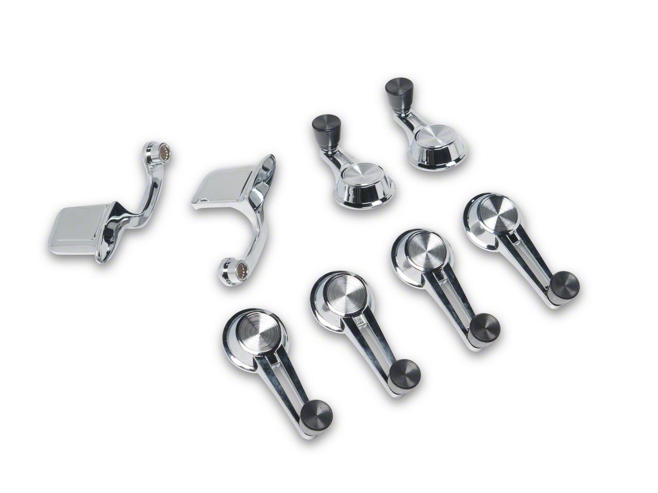 Ecklers Delux Interior Door, Window & Vent Handle Kit (61-64 Impala)