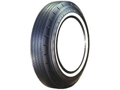 1961-1964 Ford Thunderbird Tire, 800 X 14, 1 Whitewall, Tubeless, Goodyear Custom Super Cushion