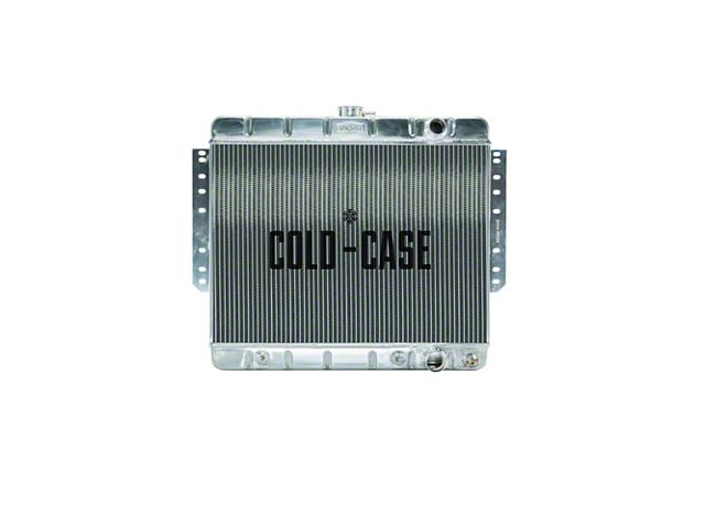 1961-1965 Chevy Impala Fullsize Cold Case Aluminum Radiator, Big 2 Row, With Stamped Tanks