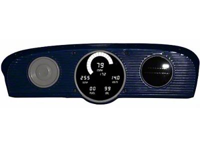1961-1966 Ford F Series Truck LED Digital Gauge Cluster,Whit