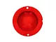 Tail Light Lens; Red Lens; Driver or Passenger Side (61-67 Corvette C1 & C2)