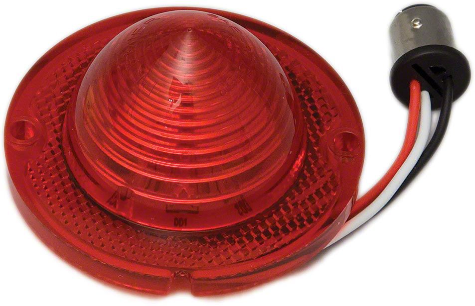 Ecklers United Pacific LED Taillight Lens Red (61-67 Corvette C1 & C2)