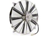 1961-1982 Corvette Be Cool Universal Radiator Electric Cooling Fan 16 Chrome Puller