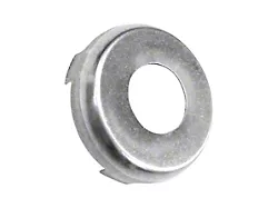 Outer Door Lock Cylinder Cover; Chrome (61-82 Corvette C1, C2 & C3)