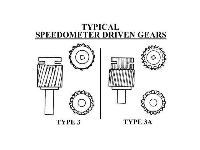 Speedo Driven Gear - 20 Teeth