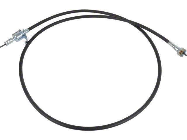1961-62 Ford Pickup Truck Speedometer Cable Assembly - Overdrive Transmission - F100 Thru F250, 60 Long