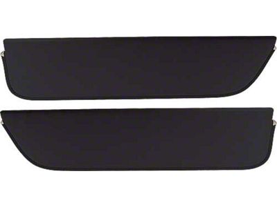 1961-66 Ford Pickup Sun Visors, New Style, Black Corinthian Grain Vinyl