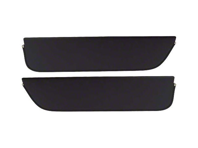 1961-66 Ford Pickup Sun Visors, New Style, Black Corinthian Grain Vinyl