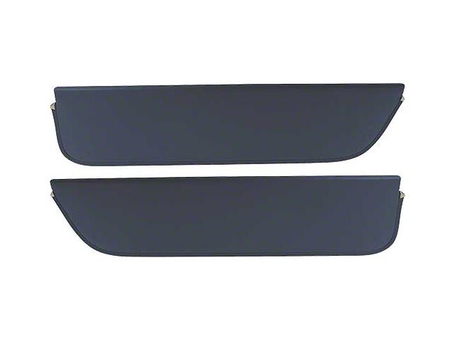 1961-66 Ford Pickup Sun Visors, New Style, Charcoal Corinthian Grain Vinyl