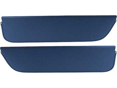 1961-66 Ford Pickup Sun Visors, New Style, Dark Blue Corinthian Grain Vinyl