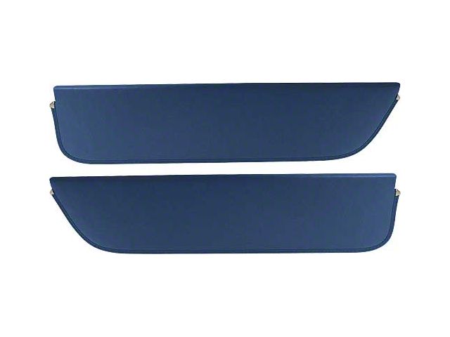 1961-66 Ford Pickup Sun Visors, New Style, Dark Blue Corinthian Grain Vinyl