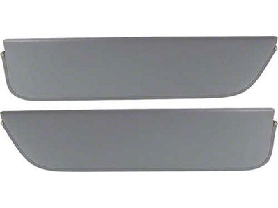 Padded Sun Visor/ Gray Vinyl/ 61-66 Pickup