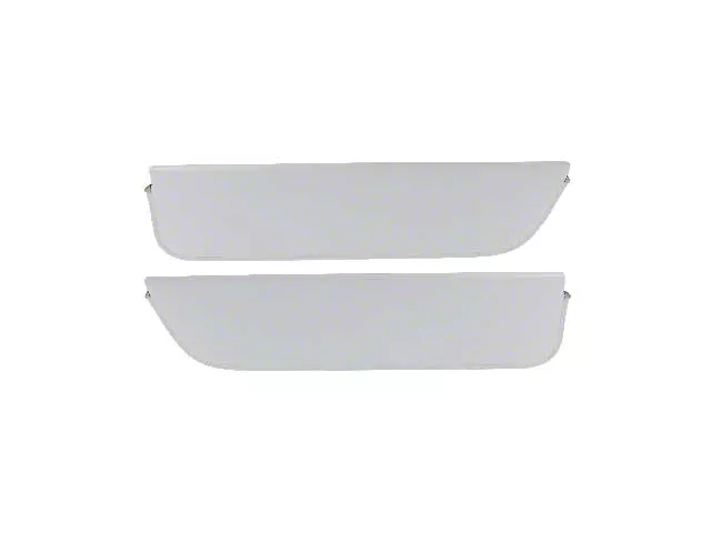 1961-66 Ford Pickup Sun Visors, New Style, Off-White Corinthian Grain Vinyl