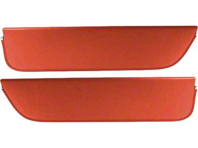 Padded Sun Visor/ Red Vinyl/ 61-66 Pickup