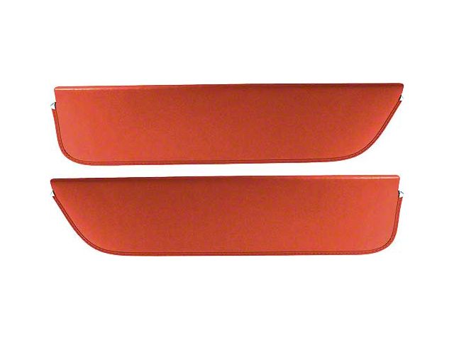 Padded Sun Visor/ Red Vinyl/ 61-66 Pickup