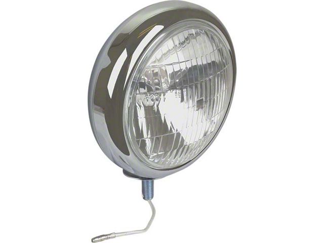 1961-67 Ford Econoline Vintage Style Driving Light, Clear Lens, 12 Volt