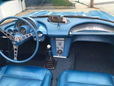 1961 Corvette Dash Pad Jewel Blue (Convertible)