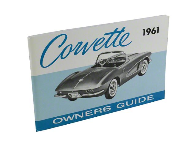 1961 Corvette Owners Manual (Convertible)