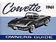 1961 Corvette Owners Manual (Convertible)