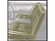 1961 Ford Thunderbird Seat Upholstery, Frt, Pearl Beige With Black Carpet (Color code 54)