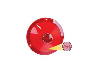 Tail Light Lens With Logo/ 1961 T-bird