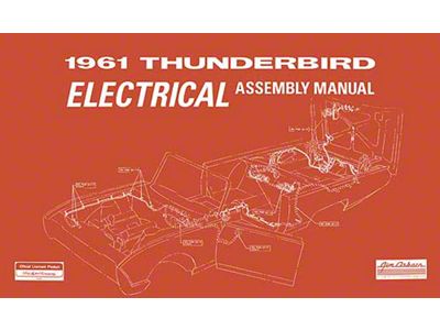 1961 Thunderbird Electrical Assembly Manual, 88 Pages