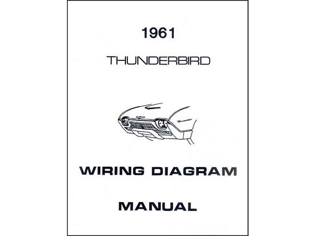 1961 Thunderbird Wiring Diagram Manual, 4 Pages