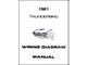 1961 Thunderbird Wiring Diagram Manual, 4 Pages