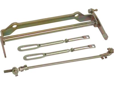 1962-1963 Ford Thunderbird Carburetor Linkage Rod Kit, 390 V8 With 3x2 Barrel Carbs