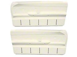 Combo Door Trim Panel/ White/ Late 62-63 T-bird