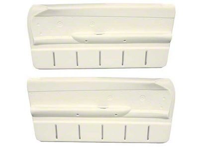 Combo Door Trim Panel/ White/ Late 62-63 T-bird