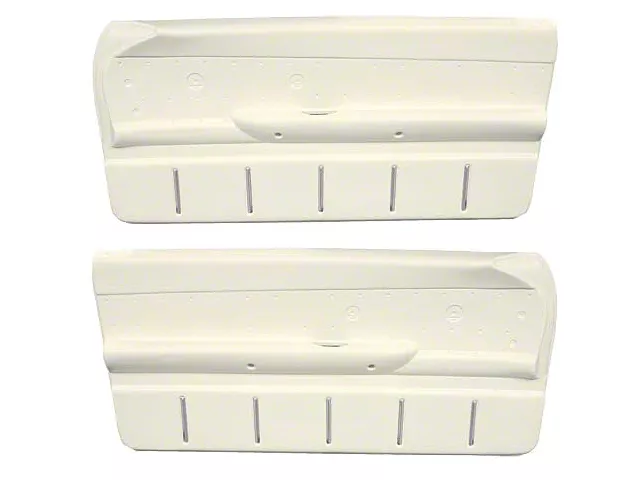 Combo Door Trim Panel/ White/ Late 62-63 T-bird