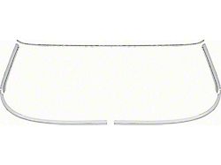 1962-1964 Chevy Impala 2-Door Hardtop Rear Window Molding Set Stainless Steel (Impala Sports Coupe, Two-Door)
