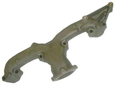1962-1965 Corvette Exhaust Manifold Small Block 2-1/2 Right WithChoke Tube Hole