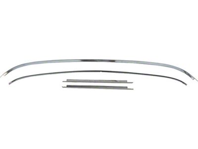 1962-1967 Chevy Nova 2-Door Sedan Windshield Molding Set